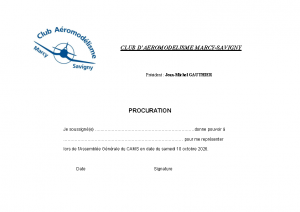 Procuration AG 2026
